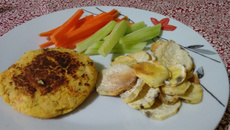 Hambúrguer de grão de bico