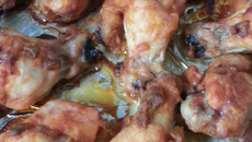 Asinhas de frango rápidas