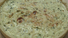 Quiche fácil de cebola