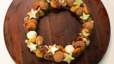 Guirlanda de Natal de Chocolate com Conhaque