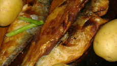 Peixe frito sequinho