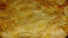 Souflé de queijo e presunto