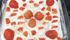 Pavê de morango facílimo