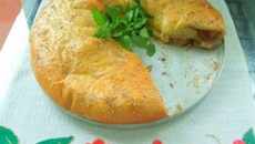 Pão recheado da Angela