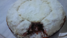 Bolo gelado de frutas