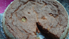 Bolo de banana moreninho