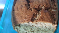 Banana bread com aveia
