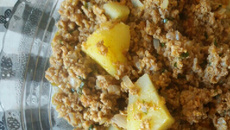 Carne Moída com batatinha