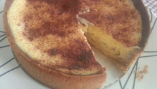 Torta de maçã com canela