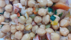Salada de grão-de-bico