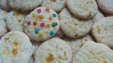 Cookies de laranja