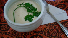 Creme de couve-flor à minha moda