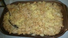 Arroz com frango cremoso