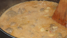 Estrogonofe de Borrego