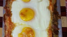 Bolo de carne recheado