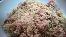 Cuscuz marroquino com summac