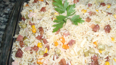 Arroz especial de Natal para Lika