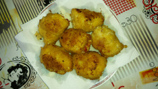 Filé de pescada à rolê