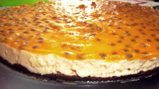 Cheesecake de maracujá