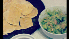 Tortillas (para acompanhar guacamole)