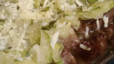 Abobrinha com frango