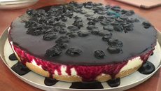 Cheesecake de mirtilos