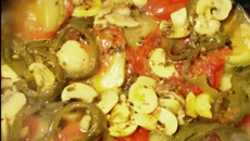 Peixe com legumes dieta Dukan