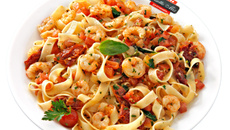 Fettuccine com Camarões