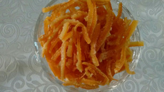 Laranja cristalizada