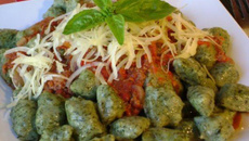 Nhoque verde (de verdura)