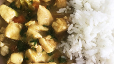 Frango ao requeijão em barra do Papai Paraense 