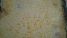 Macarrão de forno com molho de frango