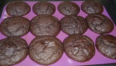 Bolo de chocolate com banana