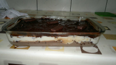 Pavê de Bis com coco