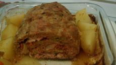 Rocambole de pernil