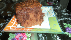 Bolo de Chocolate Light e Integral