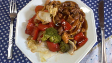 Yakisoba original (tipo fast food)