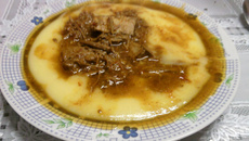 Polenta de panela de pressão