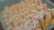 Canudinho de frango cremoso