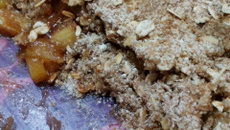 Apple crisp (crocante de maçã)
