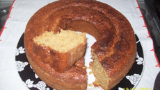 Bolo de maçã com canela