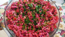 Salada de macarrão simples