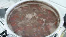 Feijão preto delicioso