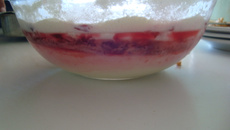 Sobremesa de morango