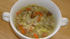 Sopa de repolho à minha moda