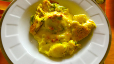 Brócolis e couve-flor ao forno