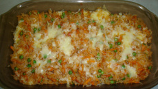 Arroz de forno colorido