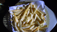 Aipim tipo batata frita