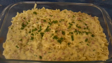 Macarrão com molho branco diferente