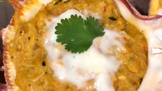 Casquinha de siri da Bibi